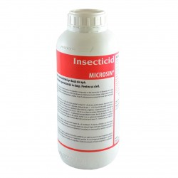   Insecticid Concentrat Microsin 1L, Combatere Eficientă Insecte Zburătoare și Târâtoare, Cipermetrina 10%, Tetrametrina 2%, Efect Imediat și Durată Lungă de Acțiune, Diluabil pentru Diverse Aplicații