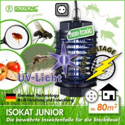 Isokat Junior - Aparat anti insecte,anti muste anti tantari cu lampi UV