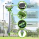 Aparat Solar Diamond Plus. Anti-Cârtițe, Serpi, Sopârle și Rozătoare – Protecție 1000 mp cu Ultrasunete și Vibrații, Ecologic, 5 Moduri Operare.