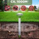 Aparat Solar Diamond Plus. Anti-Cârtițe, Serpi, Sopârle și Rozătoare – Protecție 1000 mp cu Ultrasunete și Vibrații, Ecologic, 5 Moduri Operare.