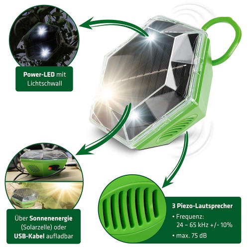 Aparat anti pasari cu ultrasunete ISOTRONIC US1 – mobil, solar, ideal pentru porumbei, vrabii, pescaruși Aparat anti pasari cu ultrasunete ISOTRONIC US1 – mobil, solar, ideal pentru porumbei, vrabii, pescaruși