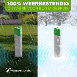 Aparat Anti-Cârtițe și Șerpi Vibrasonic Triangle – Protecție 1250 mp cu Vibrații Eficiente împotriva Rozătoarelor Subterane