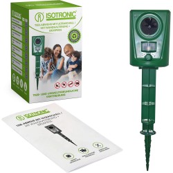 Aparat cu Ultrasunete pentru Alungarea Animalelor și Păsărilor – Senzor PIR, 100 m²