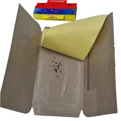 Set 5 x Capcana cu lipici Pest-X-Defend impotriva gandacilor cu momeala inclusa gata de utilizare