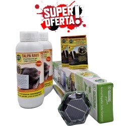 Pachet MOLE STOP 1 - 1 x Aparat Solar Diamond Plus + 2 x Granule REP96 + 2 X Pachete fumigene REP100  pentru combaterea cartitelor