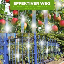 Set 2 x Banda reflectorizanta pentru a tine la distanta pasari,vrabii,porumbei,pescarusi etc