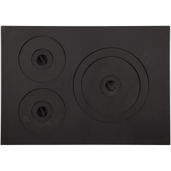 Plită din Fontă 3 Ochiuri 533 x 377 mm – Model 3OC 1101