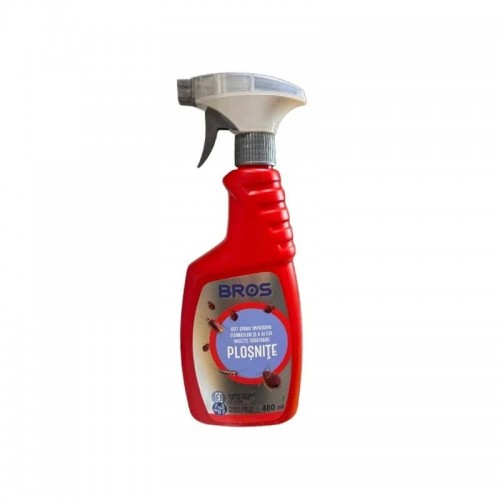 Spray Împotriva Plosnițelor Bros – 400 ml, Efect Domino, Microcapsulat