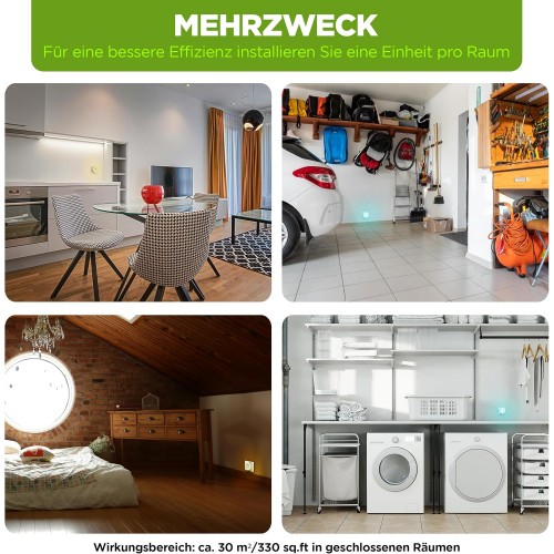 Aparat Anti Șoareci și Șobolani cu Ultrasunete pentru Interior – ISOTRONIC Pest Protection 30 m², 230V, cu Lumină de Orientare